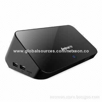 RJ45 Android TV Box, Supports Miracast, DLNA and AirPlay